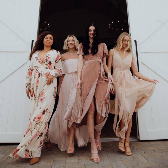 NWT Baltic Born Andi Ribbed Velvet Velour Wrap Maxi Dress Champagne XL - Picture 5 of 12